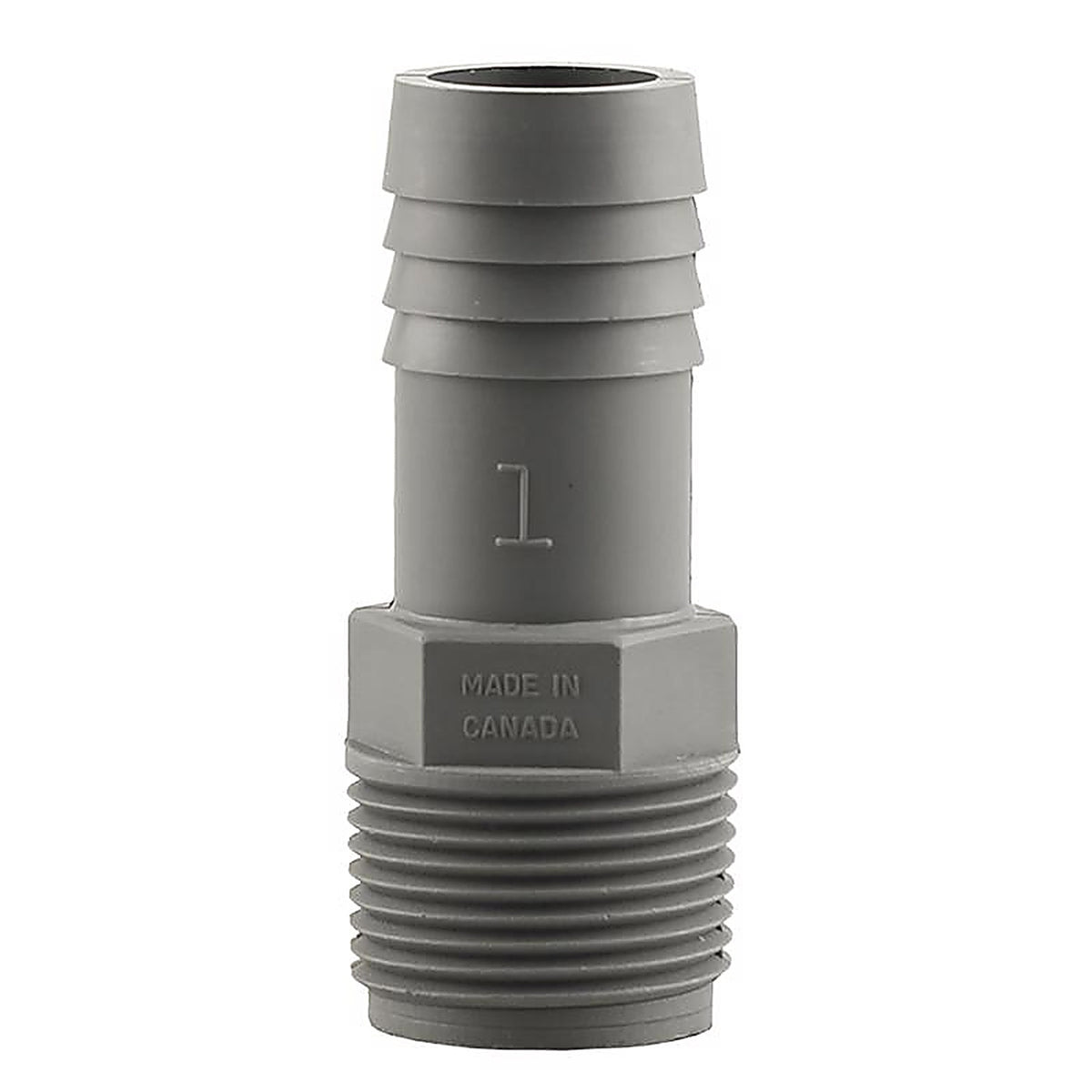 Boshart Industries UPPA-10 1 in. MPT in. X 1 in. D Insert Polypropylene Male Adapter 10 pk