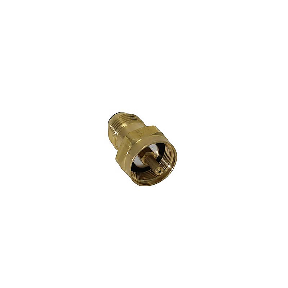 Mr. Heater F276172 Brass Female Throwaway Cylinder Thread x Soft Nose P.O.L. Propane Tank Refill Adapter