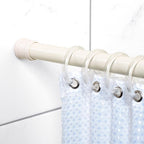 Zenith Home 506F Shower Curtain Rod 72 in. L Bone