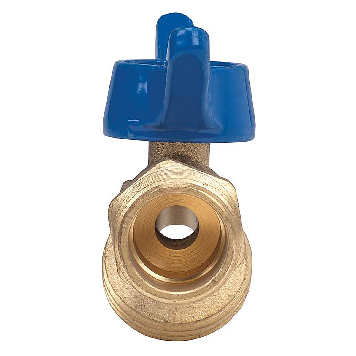 Homewerks VHNQTRC3 1/2 in. MIP X 3/4 in. MHT Brass No-Kink Hose Bibb