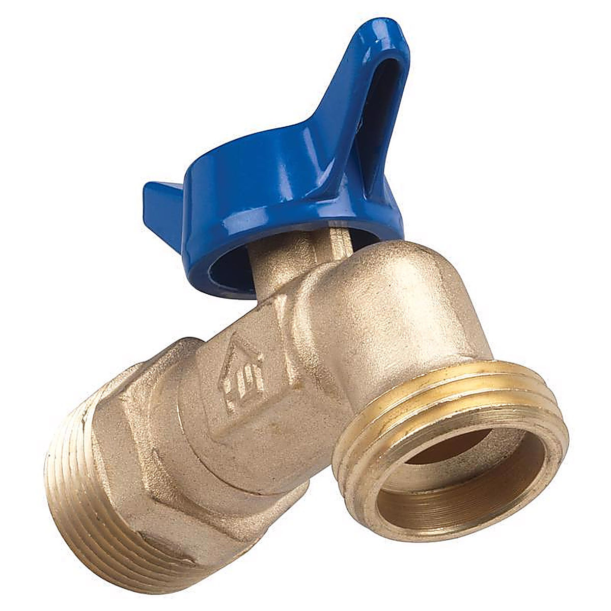 Homewerks VHBQTCF4 3/4 in. MIP X 3/4 in. MHT Brass Hose Bibb