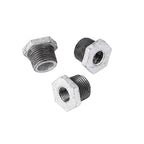 STZ Industries 311UB-114 1 in. MIP each X 1/4 in. D FIP Galvanized Malleable Iron Hex Bushing