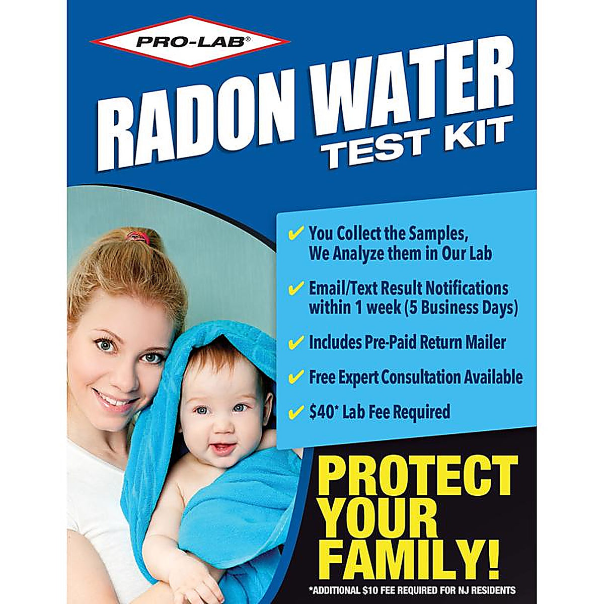 Pro-Lab - RW103 - Radon Test Kit 1 Pack
