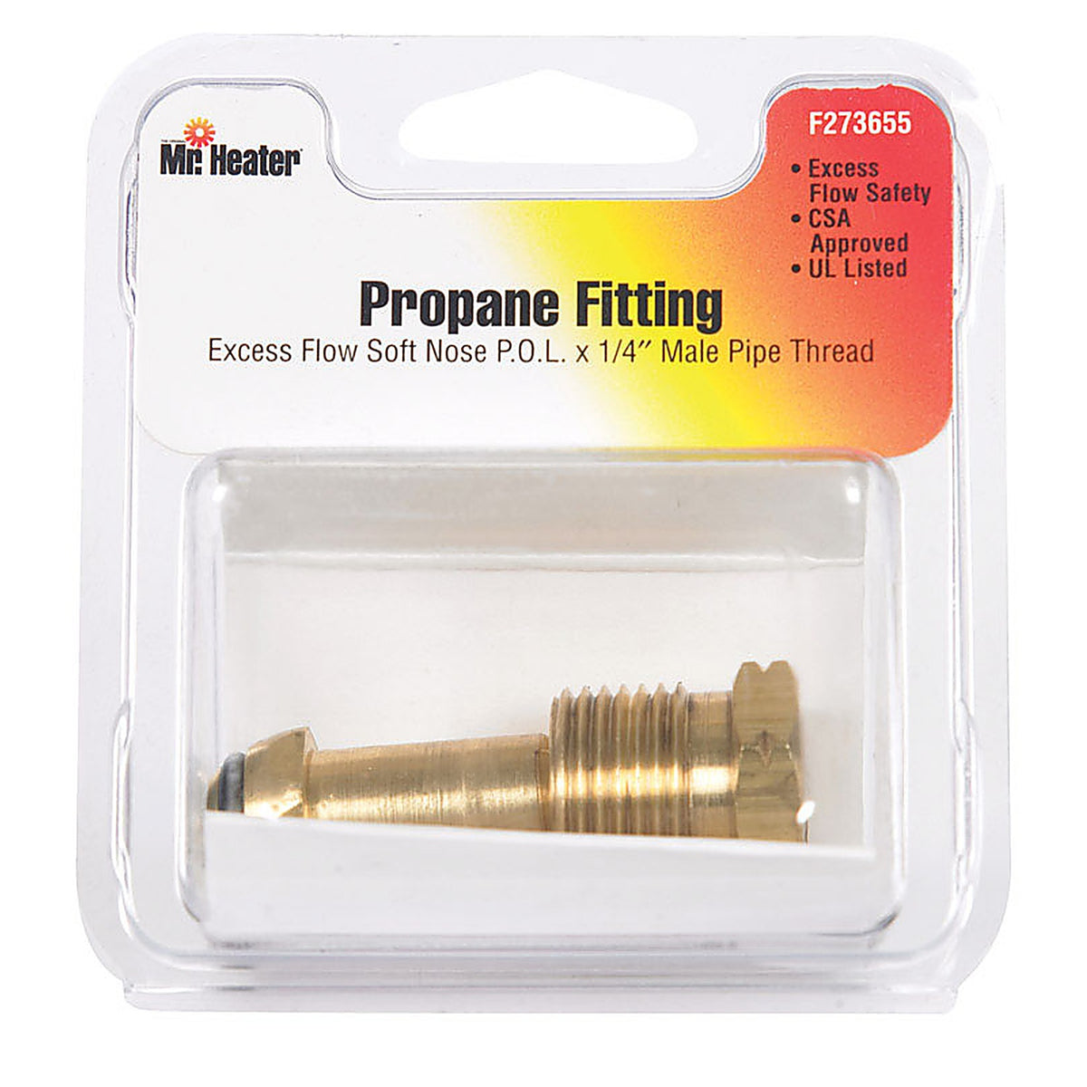 Mr. Heater F273655 1/4 in. Dia. Brass Propane Fitting