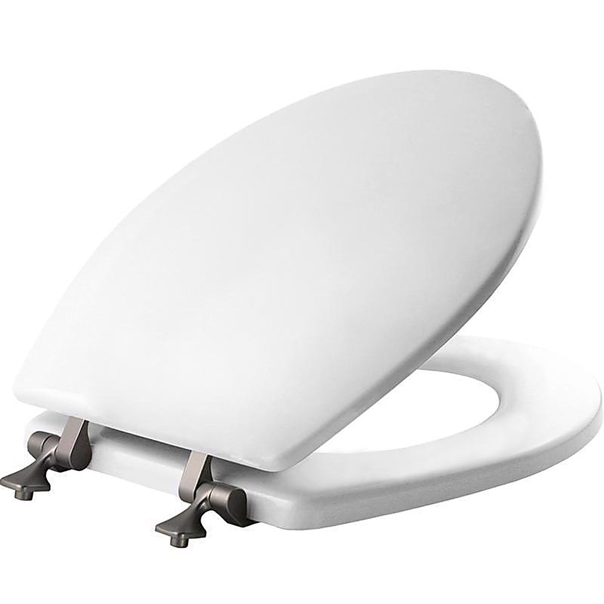 Bemis 44BN-000 Mayfair Round White Molded Wood Toilet Seat