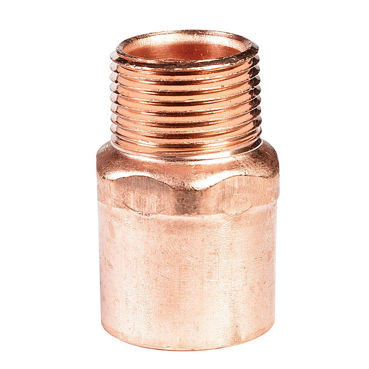 Nibco - W01225T - 1 In. Copper X 3/4 In. D MIP Copper Pipe Adapter 1 Pack