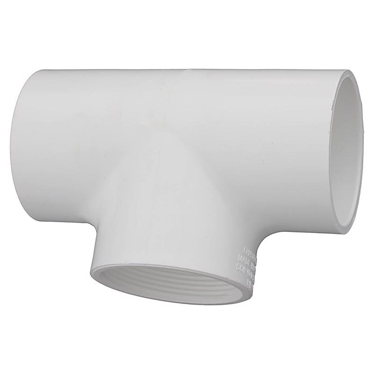 Charlotte Pipe PVC024011600 Schedule 40 2 in. Slip x 2 in. Dia. Slip PVC Tee