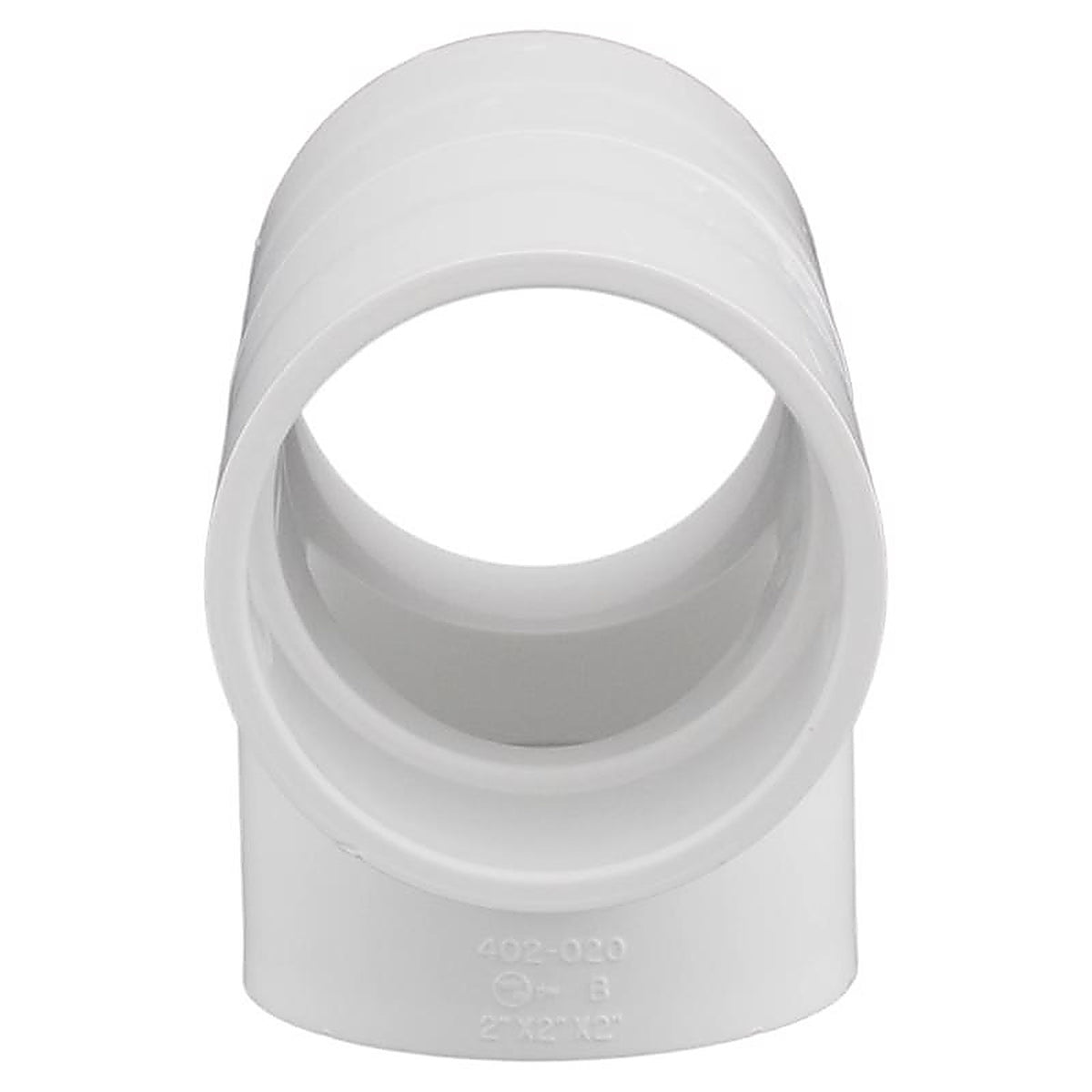 Charlotte Pipe PVC024011600 Schedule 40 2 in. Slip x 2 in. Dia. Slip PVC Tee