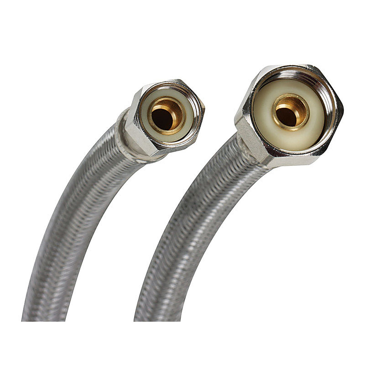 Fluidmaster - B1F12 - 3/8 In. Compression X 1/2 In. D Fip 12 In. Braided Stainless Steel Supply Line