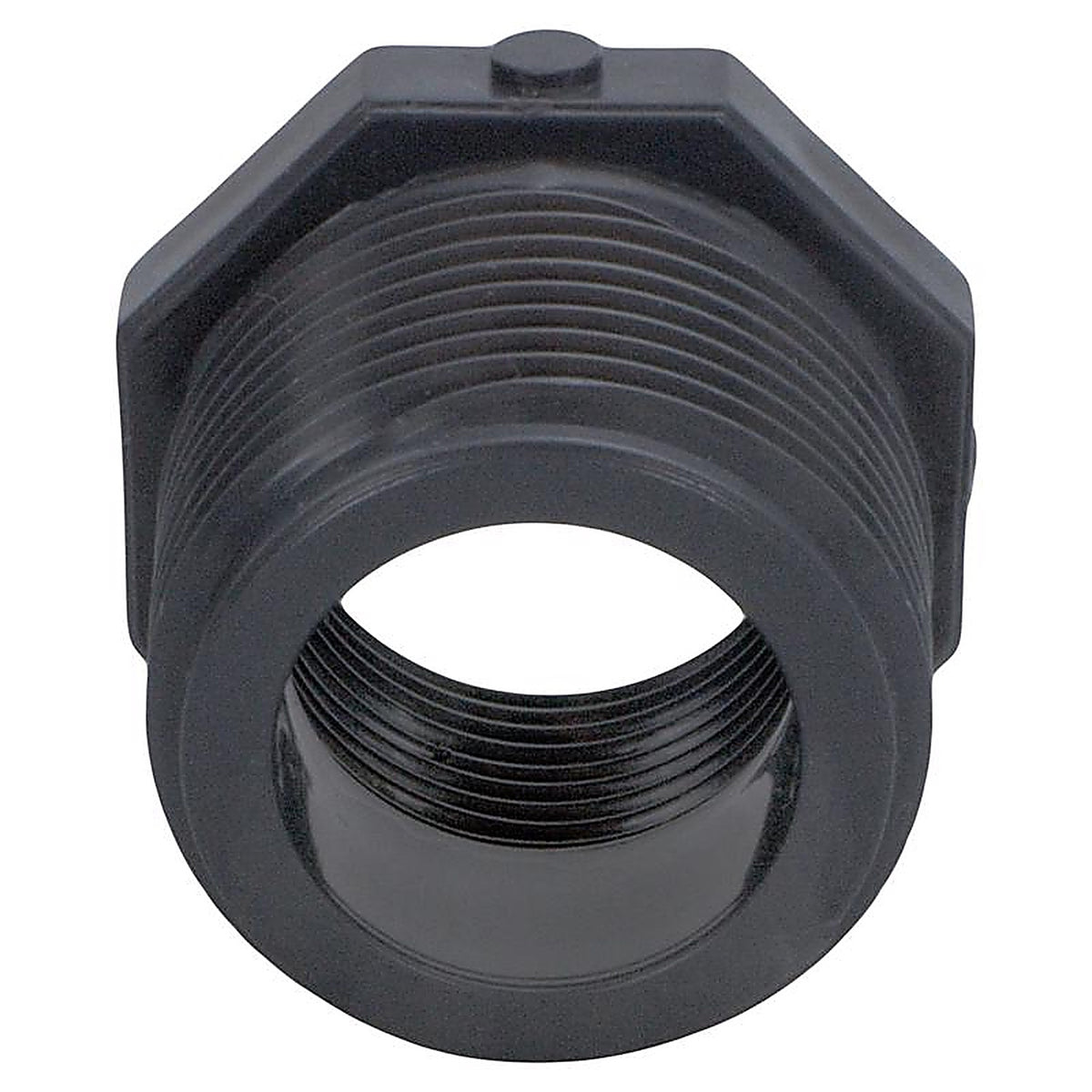 Charlotte Pipe PVC82002400 Schedule 80 1 in. MPT x 3/4 in. Dia. FPT PVC Reducing Bushing