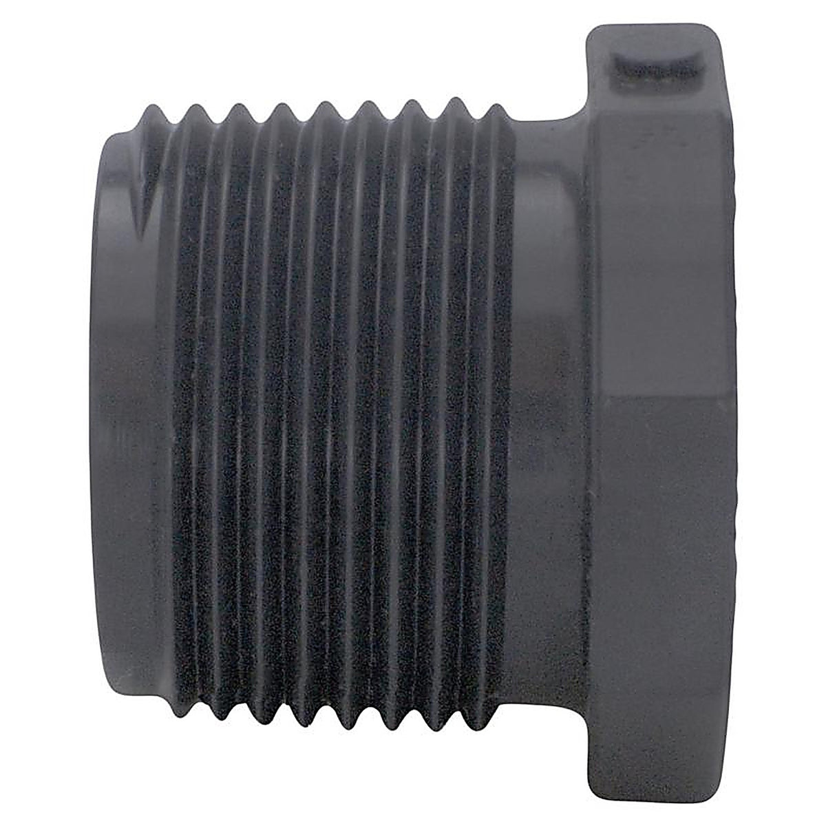 Charlotte Pipe PVC82002400 Schedule 80 1 in. MPT x 3/4 in. Dia. FPT PVC Reducing Bushing