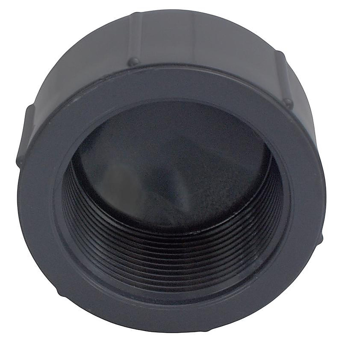 Charlotte Pipe PVC81171000 Schedule 80 1/2 in. FPT x 1/2 in. Dia. FPT PVC Threaded Cap
