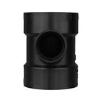 Charlotte Pipe ABS004011800 4 in. Hub x 2 in. Dia. Hub ABS Sanitary Tee