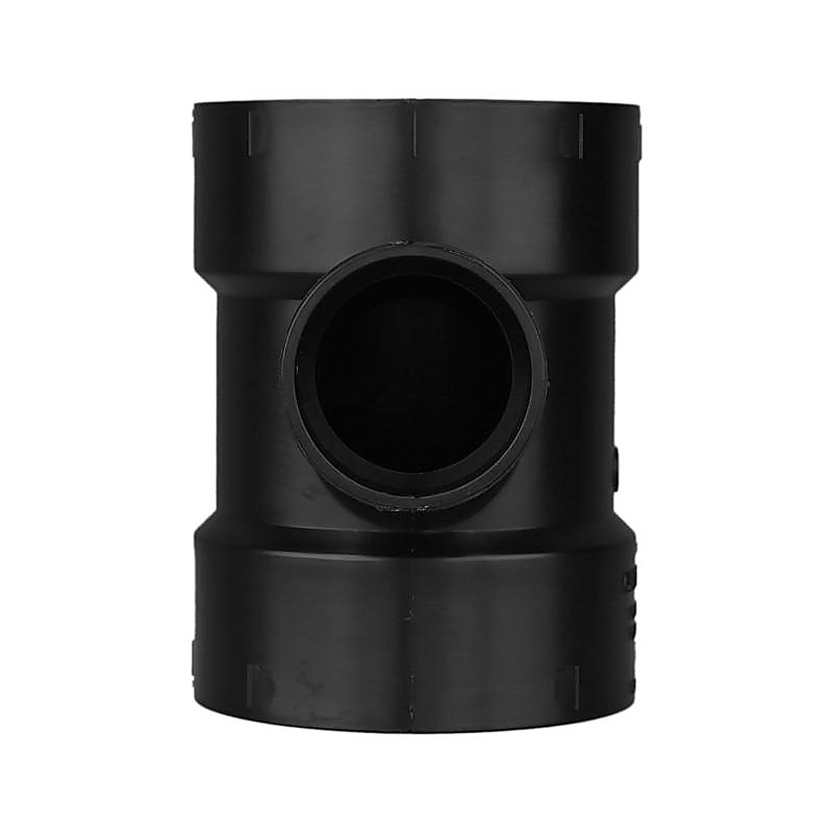 Charlotte Pipe ABS004011800 4 in. Hub x 2 in. Dia. Hub ABS Sanitary Tee