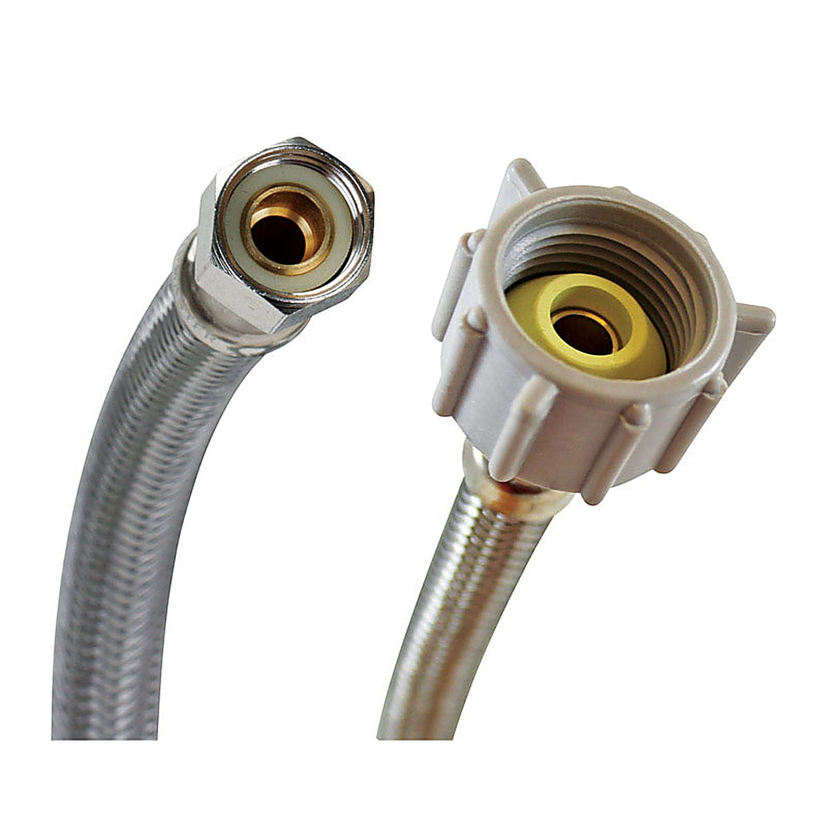 Fluidmaster - B1T09 - 3/8 In. Compression X 7/8 In. D Ballcock 9 In. Braided Stainless Steel Supply Line