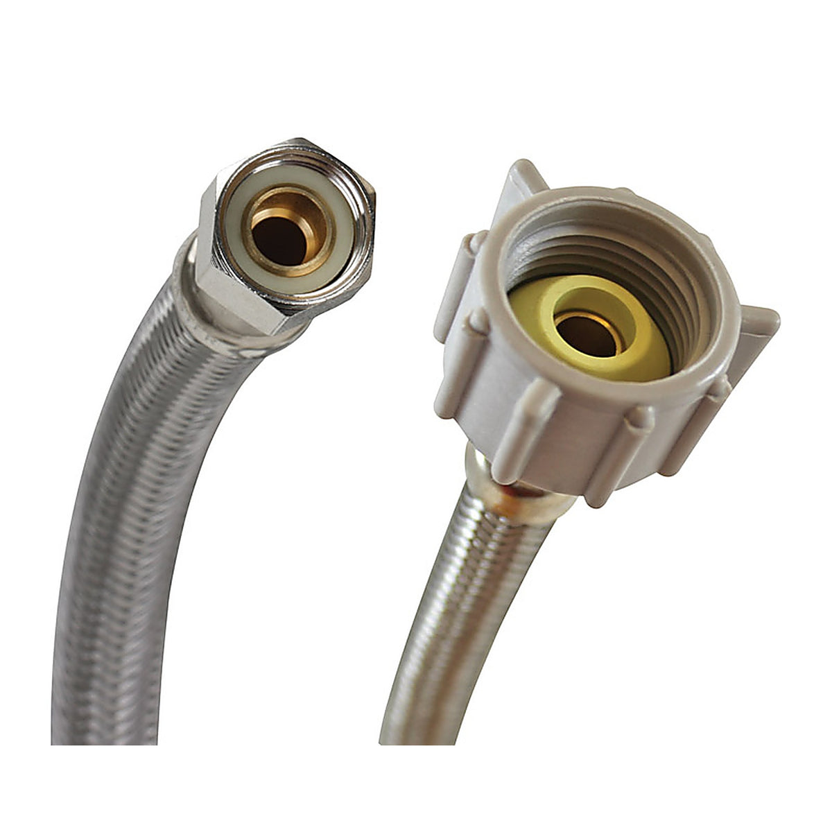 Fluidmaster - B1T12 - 3/8 In. Compression X 7/8 In. D Ballcock 12 In. Braided Stainless Steel Supply Line