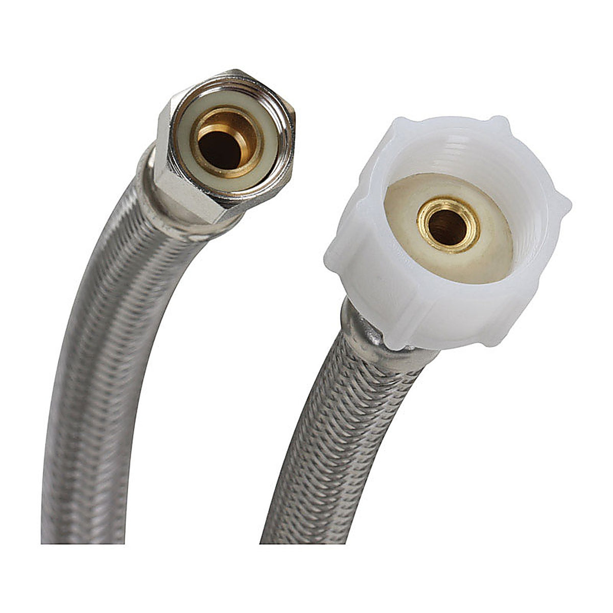 Fluidmaster - B1T12 - 3/8 In. Compression X 7/8 In. D Ballcock 12 In. Braided Stainless Steel Supply Line