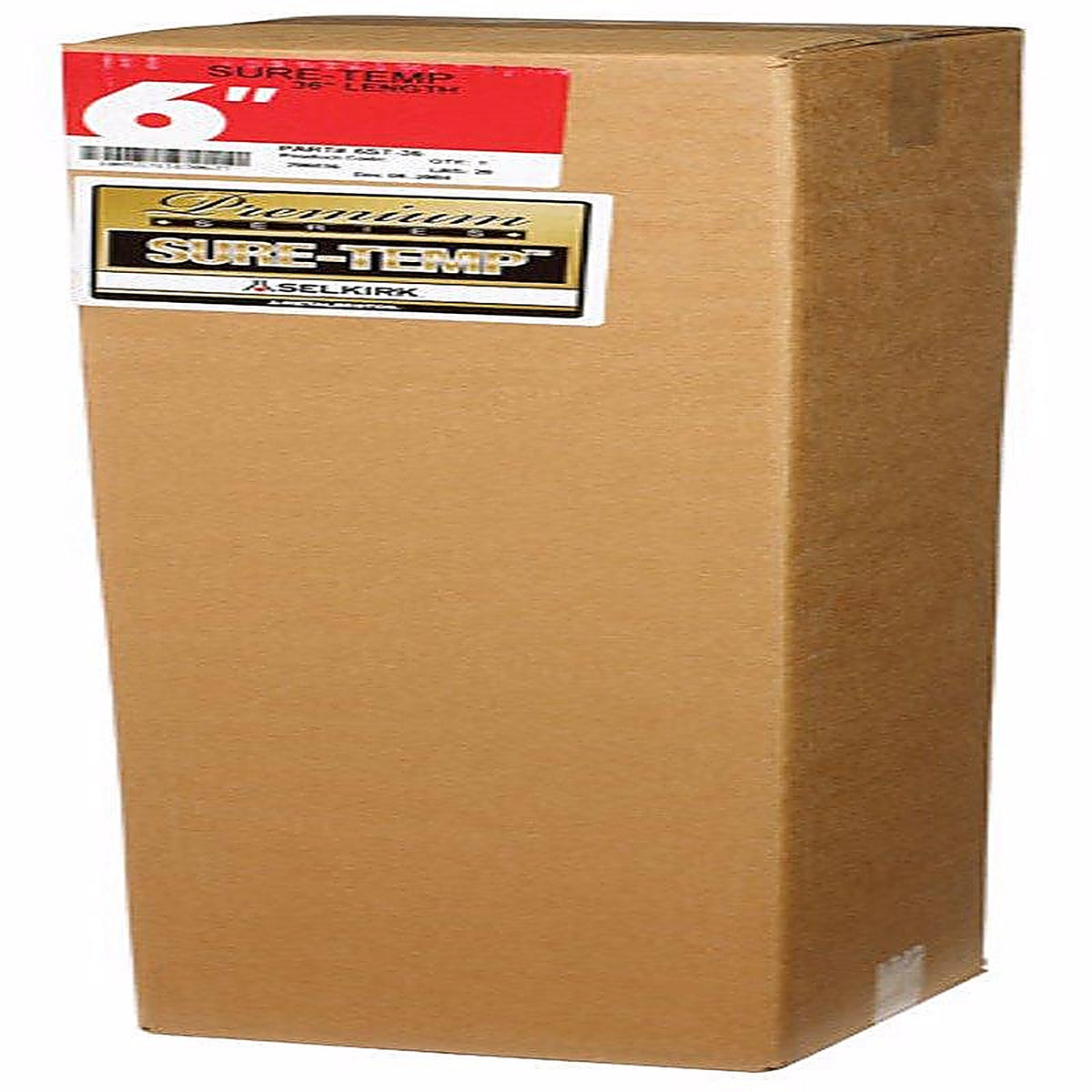 Selkirk - 206036 - 6 In. D X 36 In. L Stainless Steel Chimney Pipe