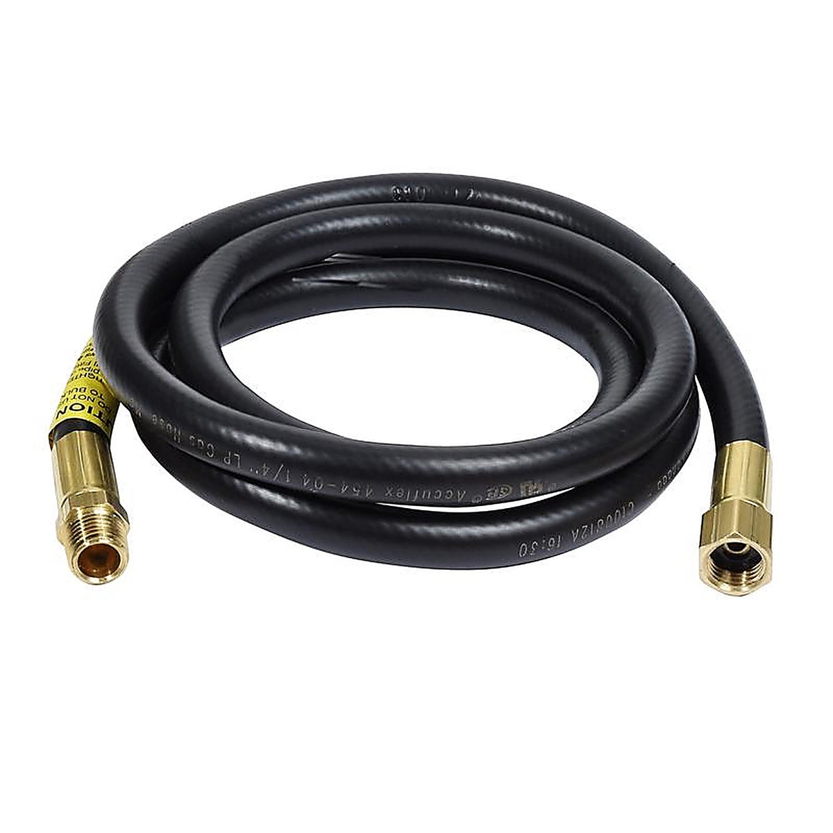 Mr. Heater F273717 1/4 in. Dia. x 1/4 in. Dia. x 5 foot ft. L Brass/Plastic Male Pipe Thread x Female Flare