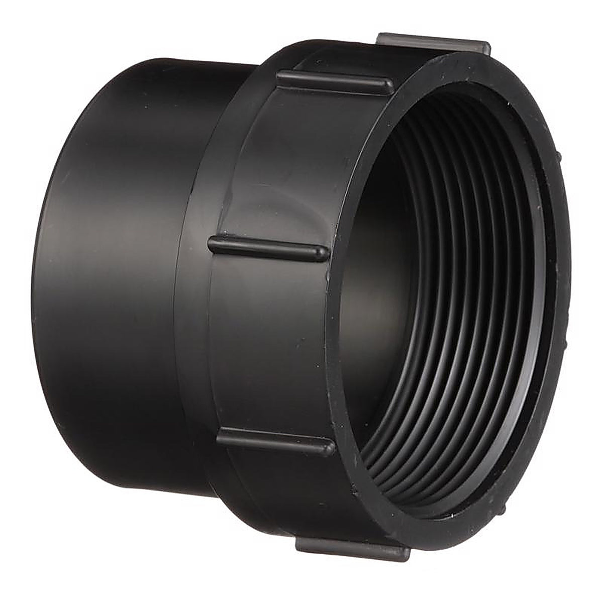 Charlotte Pipe ABS00105100 3 in. Spigot x 3 in. Dia. FPT ABS Cleanout