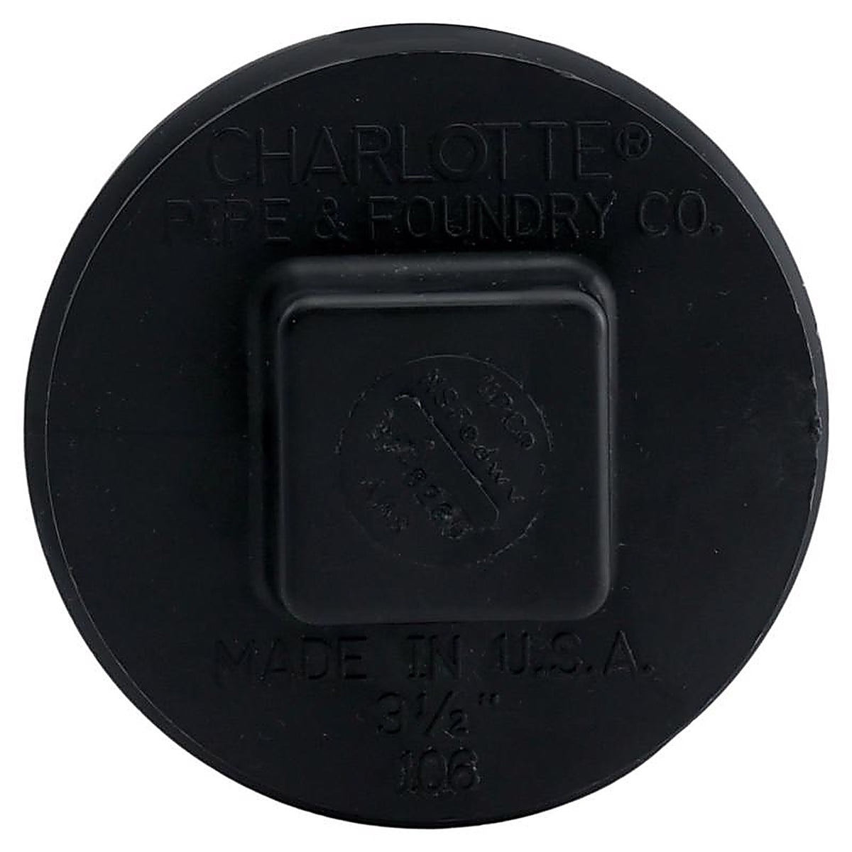 Charlotte Pipe ABS001061200 3 in. MPT ABS Plug