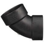 Charlotte Pipe ABS003191000 3 in. Hub x 3 in. Dia. Hub ABS 60 Degree Elbow