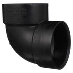 Charlotte Pipe ABS003311000 3 in. Hub x 3 in. Dia. Hub ABS Elbow