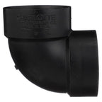 Charlotte Pipe ABS003311000 3 in. Hub x 3 in. Dia. Hub ABS Elbow