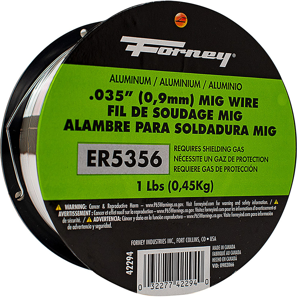 Forney - 42294 - Er5356, Aluminum Mig Welding Wire, .035 in X 1#