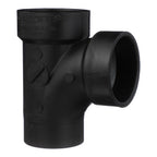 Charlotte Pipe ABS004030600 1-1/2 in. Spigot x 1-1/2 in. Dia. Hub ABS Sanitary Street Tee