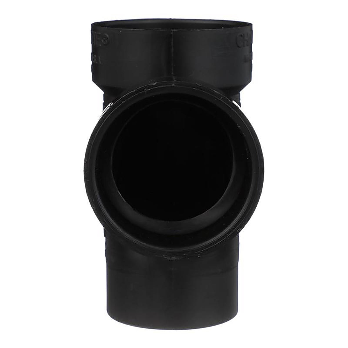 Charlotte Pipe ABS004030600 1-1/2 in. Spigot x 1-1/2 in. Dia. Hub ABS Sanitary Street Tee
