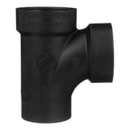 Charlotte Pipe ABS004030600 1-1/2 in. Spigot x 1-1/2 in. Dia. Hub ABS Sanitary Street Tee