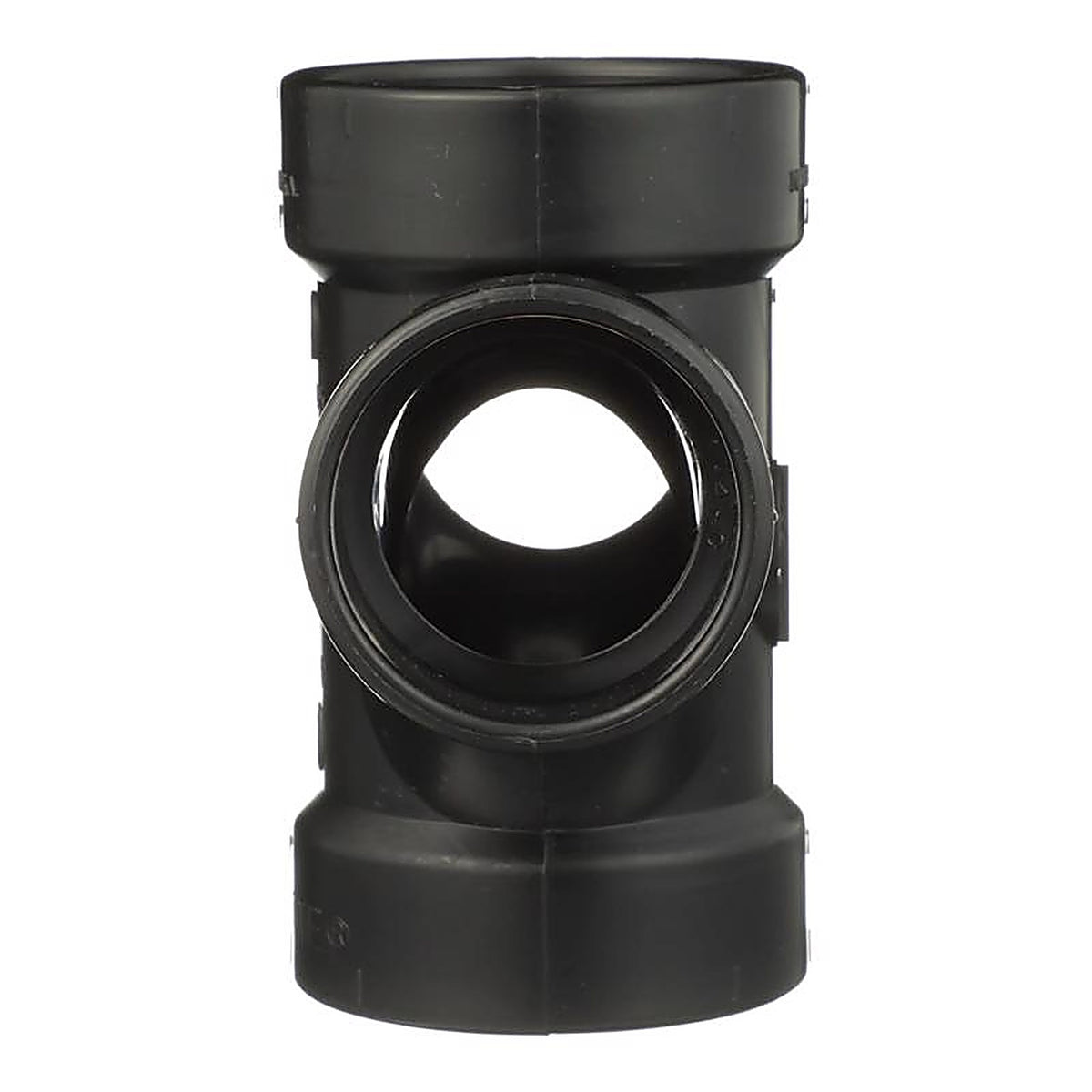 Charlotte Pipe ABS004290600 2 in. Hub x 2 in. Dia. Hub ABS Sanitary Tee