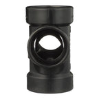 Charlotte Pipe ABS004290600 2 in. Hub x 2 in. Dia. Hub ABS Sanitary Tee