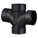 Charlotte Pipe ABS004281000 3 in. Hub x 3 in. Dia. Hub ABS Sanitary Tee