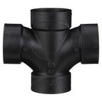 Charlotte Pipe ABS004281000 3 in. Hub x 3 in. Dia. Hub ABS Sanitary Tee