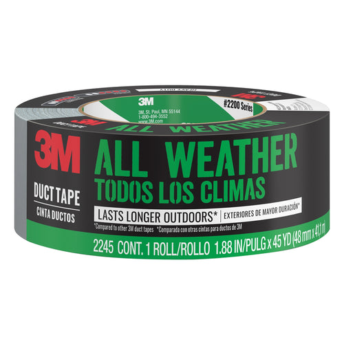 3M 02540 2540 1.88 in. W X 40 yd L Dark Gray Duct Tape