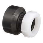 Charlotte Pipe ABS00104P0600 1-1/2 in. MPT x 1-1/4 in. Dia. Spigot ABS Trap Adapter