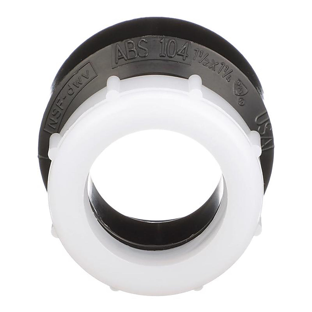 Charlotte Pipe ABS00104P0600 1-1/2 in. MPT x 1-1/4 in. Dia. Spigot ABS Trap Adapter