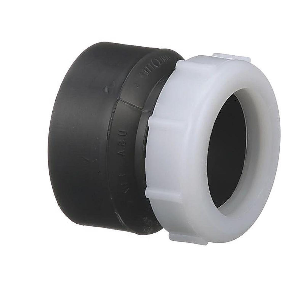 Charlotte Pipe ABS00104P0800 1-1/2 in. Hub x 1-1/2 in. Dia. Spigot ABS Trap Adapter