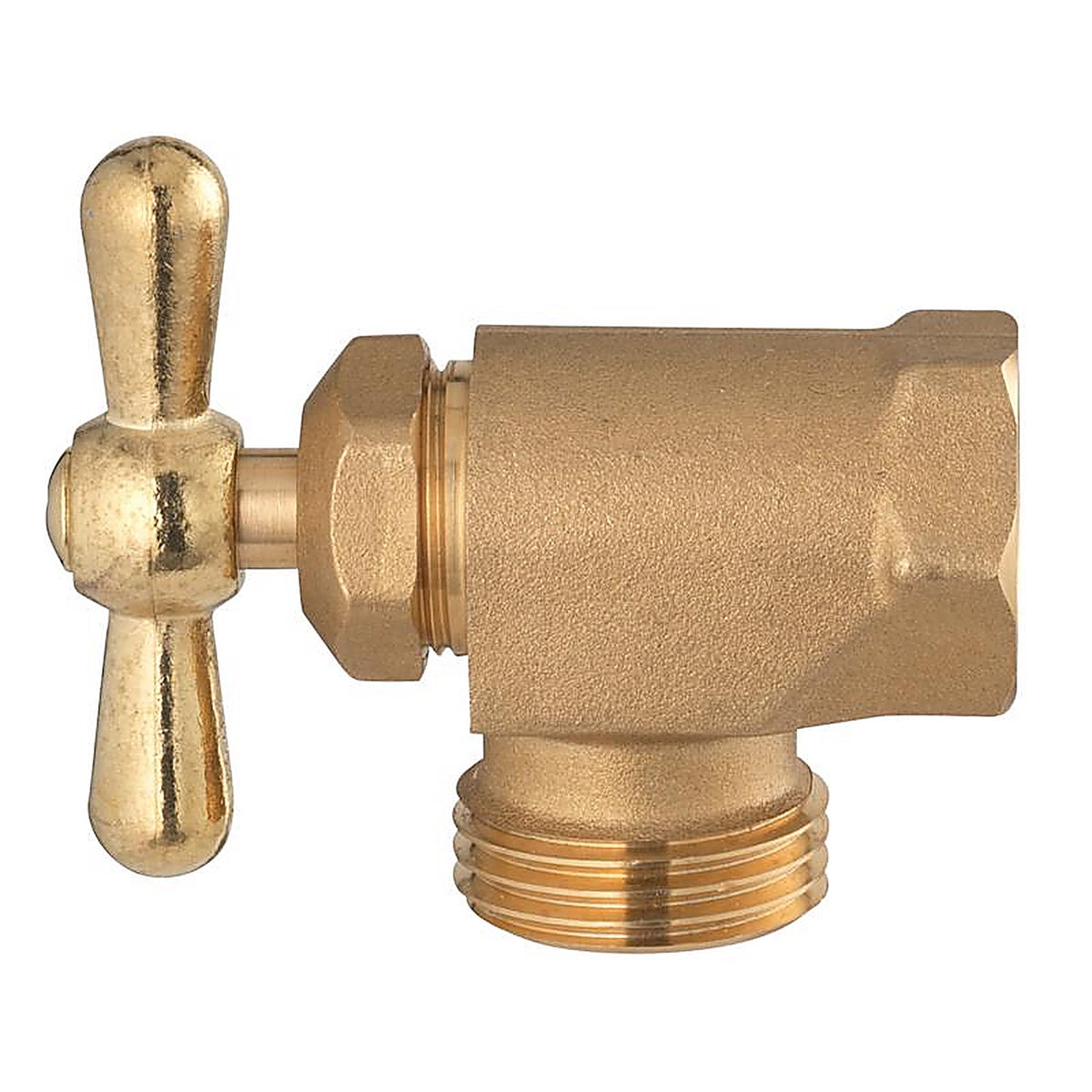Homewerks - VWMTOPB3 - 1/2 In. Fip Piece X 3/4 In. MHT Brass Washing Machine Valve