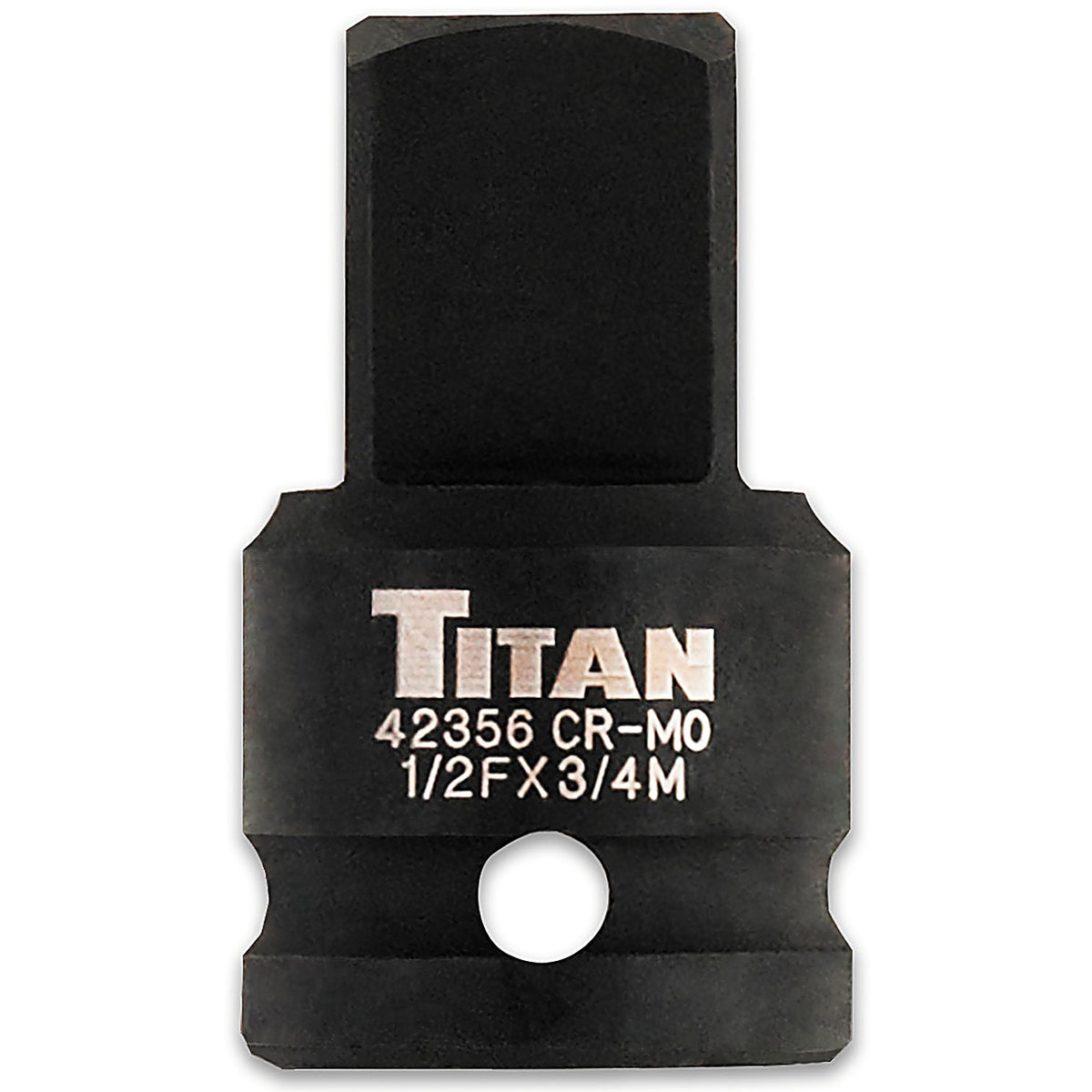 Titan 42356 1/2in. F to 3/4in. M Impact Socket Adaptor