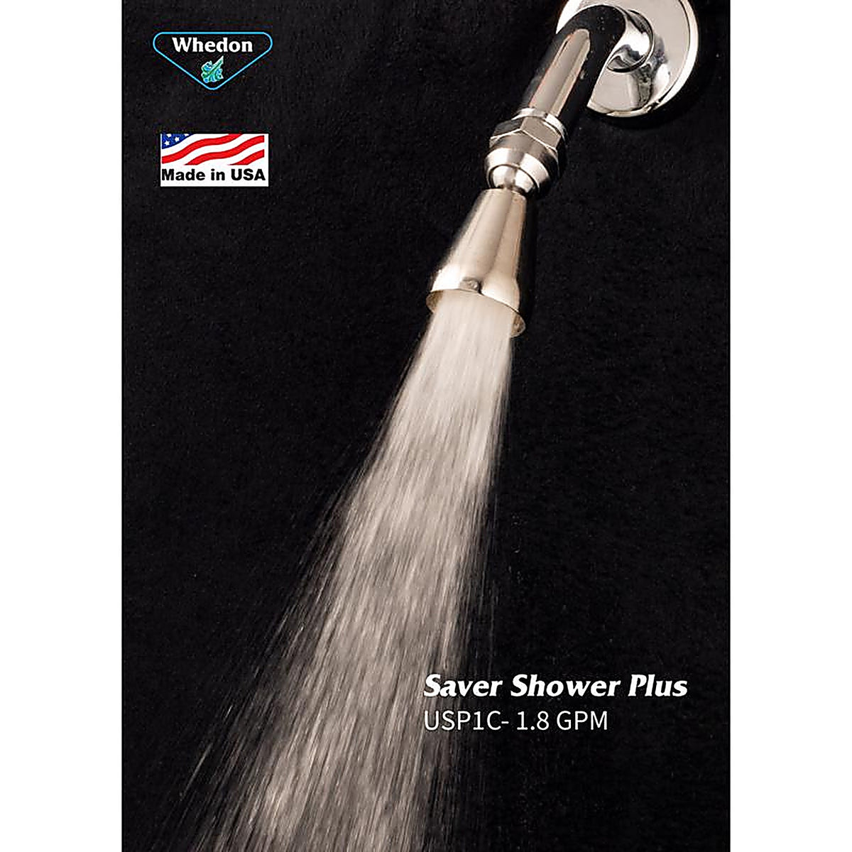 Whedon USP1C SaverShower Chrome Brass 1 settings Showerhead 1.8 gpm
