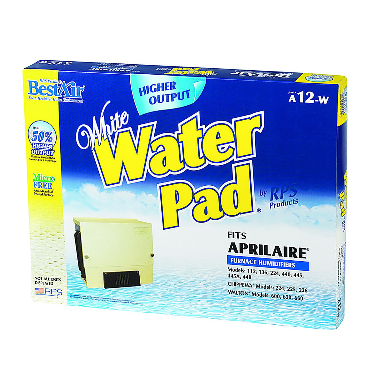 Bestair - A12W-PDQ-6 - Replacement Water Pad for Aprilaire