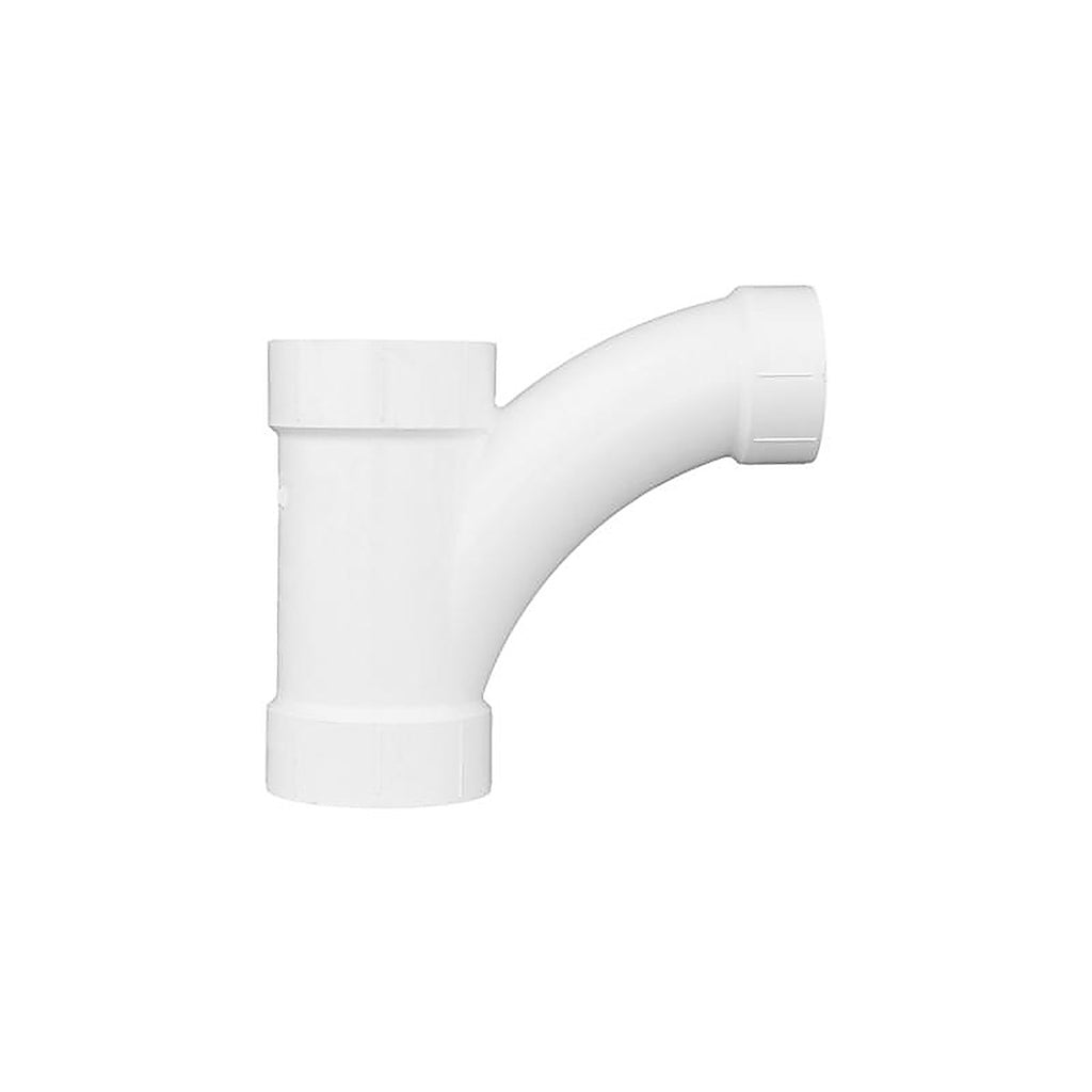 Charlotte Pipe - PVC005021800 - Schedule 40 4 In. Hub X 4 In. D Hub PVC Long Turn Wye 1 Pack