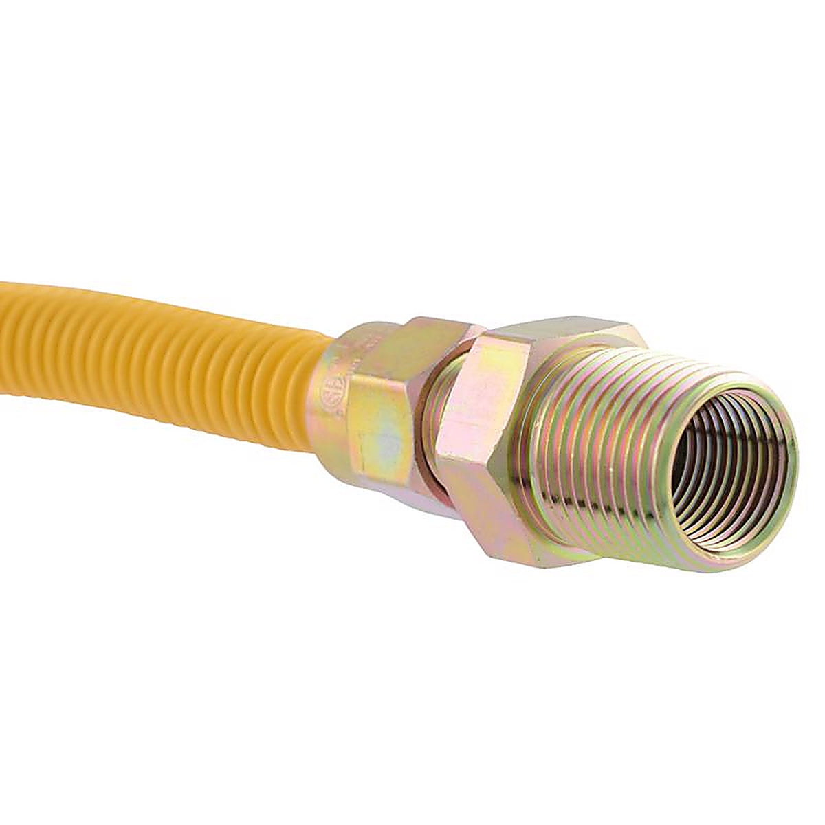 Eastman - 10YE52V036B - 1/2 In. MIP X 3/8 In. D MIP 36 In. Stainless Steel Gas Connector