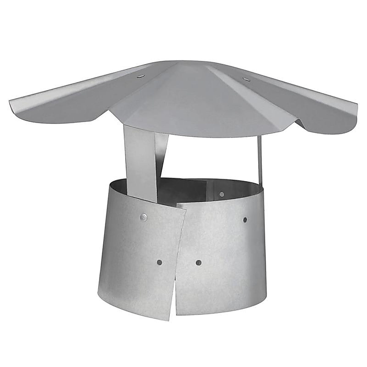 Imperial GV2038 Galvanized Steel Chimney Rain Cap 3-4 in.