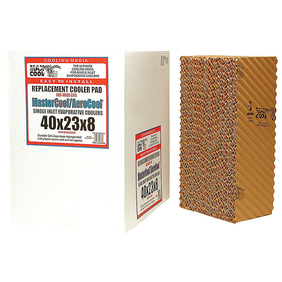 Dial Manufacturing - 3437 - 23 In. H X 40 In. W Brown Cellulose Evaporative Cooler Rigid Media