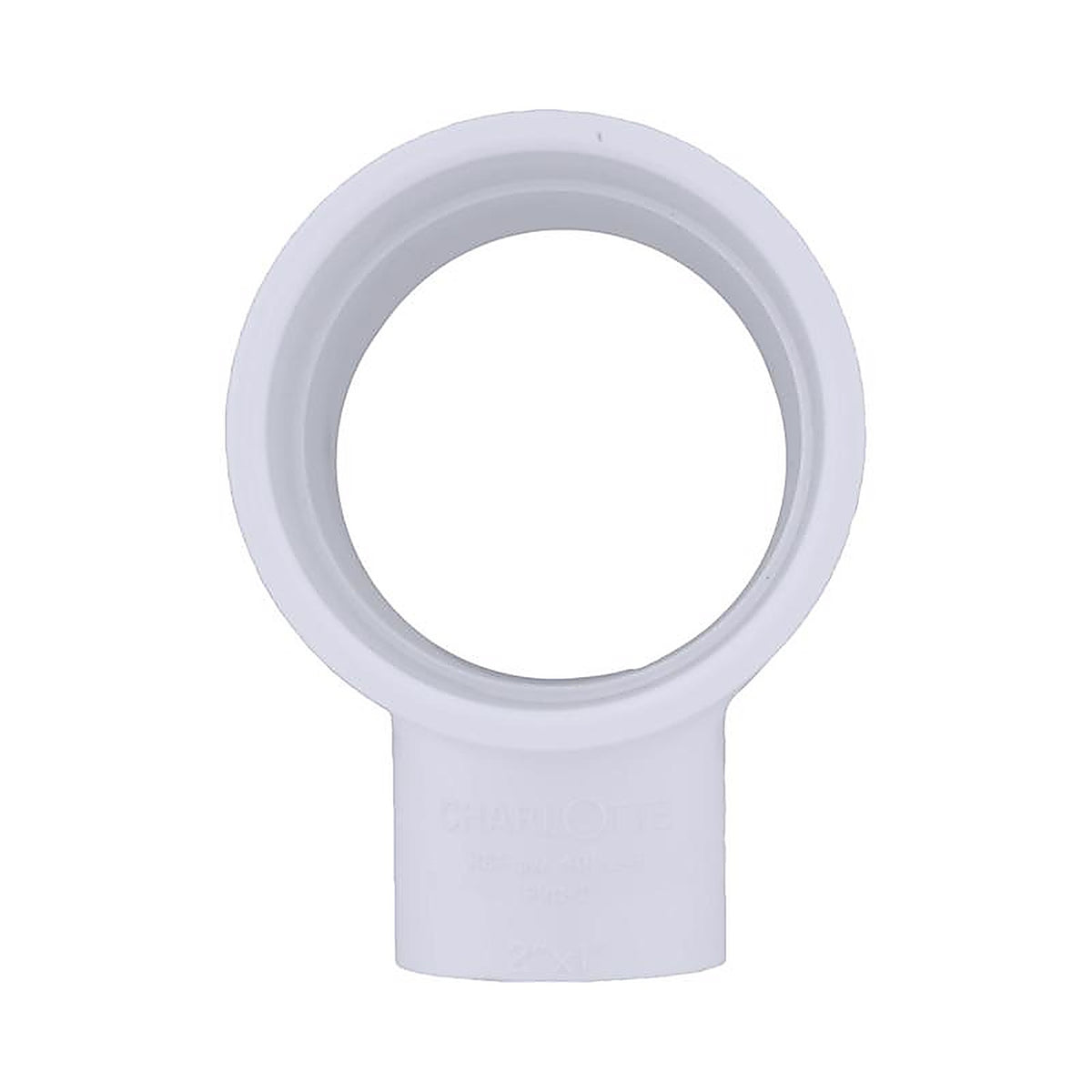 Charlotte Pipe PVC024006300 Schedule 40 2 in. Slip x 2 in. Dia. Slip PVC Reducing Tee