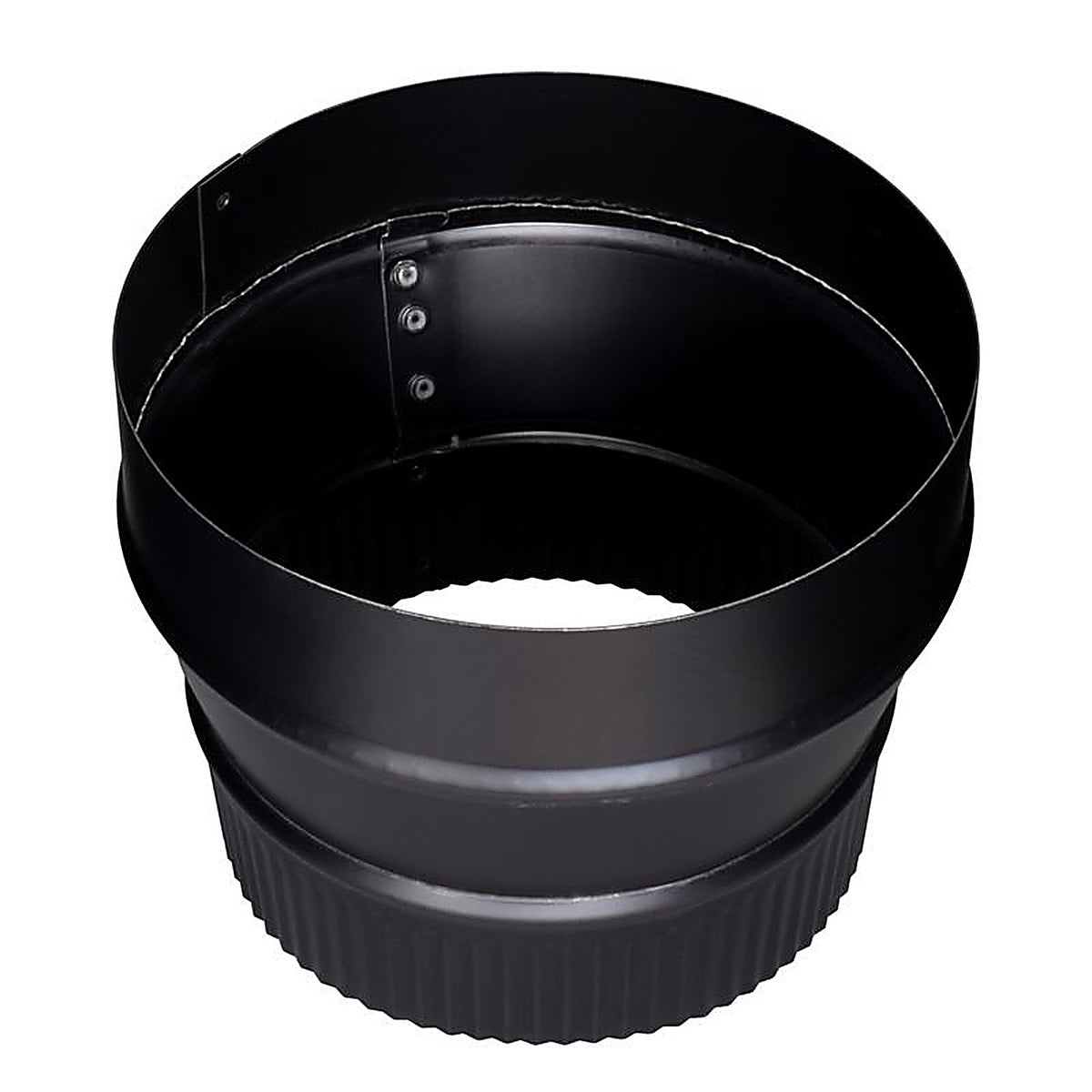 Imperial BM0077 7 in. Dia. x 6 in. Dia. Steel Stove Pipe Reducer